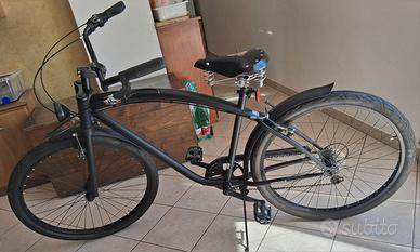 Bicicletta da passeggio “Cafe’ Racer Unieuro”nera