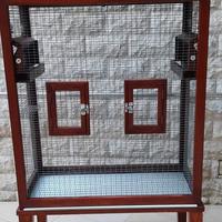 Voliera gabbia in legno massello 