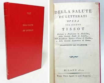 DELLA SALUTE DE' LETTERATI - TISSOT 1817