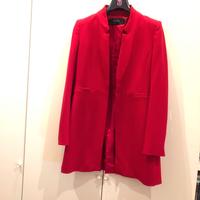 Elegante giacca rossa da donna per mezzi tempi