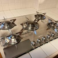 Piano cottura SMEG in vetro a gas