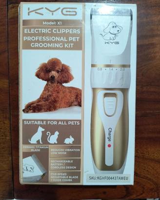 Tosatrice Elettrica Cani/Gatti KYG X1 - Senza Fili