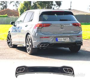 DIFFUSORE VOLKSWAGEN VW GOLF 8 20-23 LOOK R LINE
