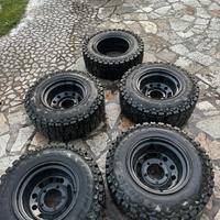 5 Gomme Ziarelli Varano + 4 cerchi scampanati