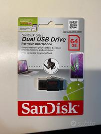 SanDisk Pendrive USB 64Gb