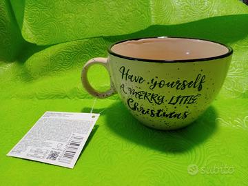 TAZZA COLAZIONE DECORATA