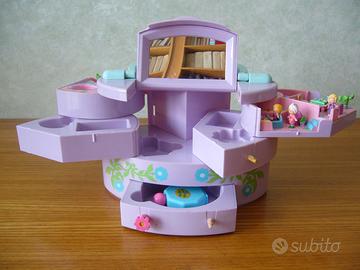 polly pocket portatrucchi e anello anni 90