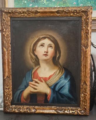 Dipinto olio su tela epoca 800, cornice del 700