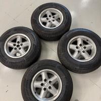 Cerchi e gomme jeep wrangler tj