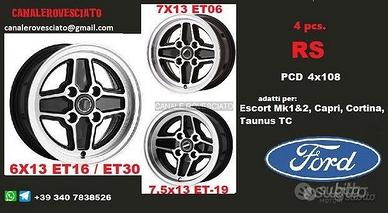 Cerchi Ford RS 6x13 7x13 7.5x13 4x108