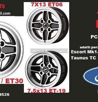 Cerchi Ford RS 6x13 7x13 7.5x13 4x108