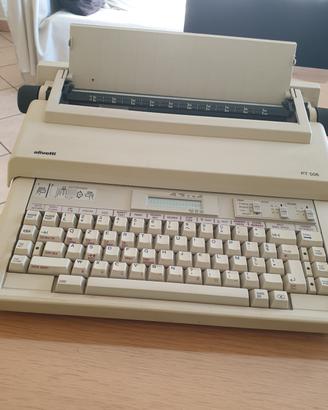 MACCHINA DA SCRIVERE ELETTRONICA OLIVETTI PT 506.