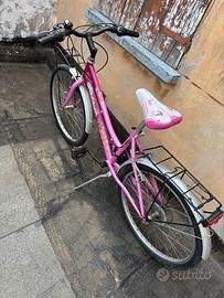 Bici rosa per bambina/adolescenti/donna