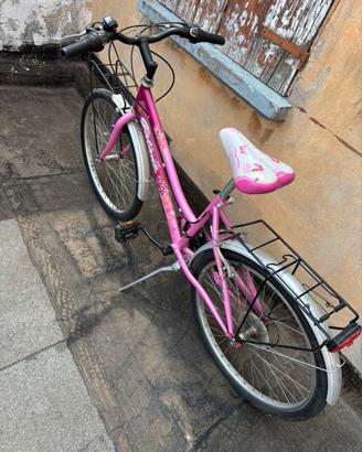 Bici rosa per bambina/adolescenti/donna