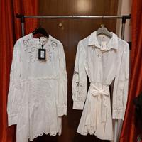 Vestito bianco in Sangallo