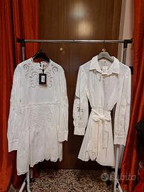 Vestito bianco in Sangallo