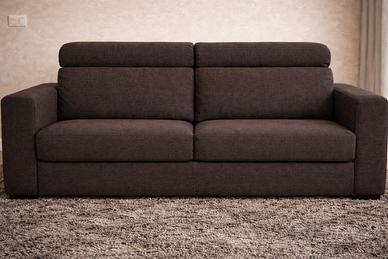 Divano Letto MONTECCHIO (POLTRONESOFÀ) col. Moka