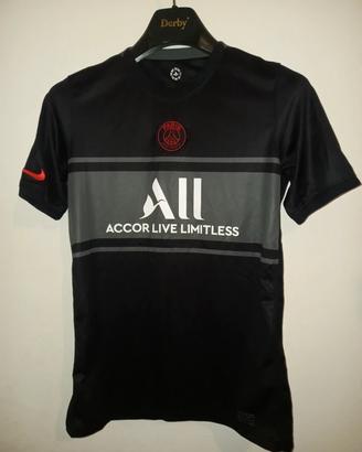 Maglia PSG Paris Saint-Germain Nike nera/grigia