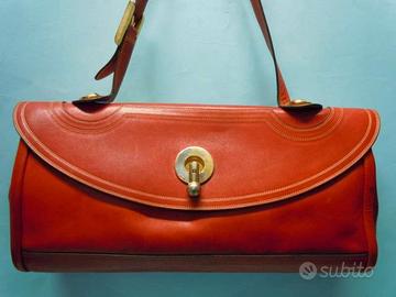 Borsa JARDIN DES SACS PARIS FLORENCE vintage cuoio