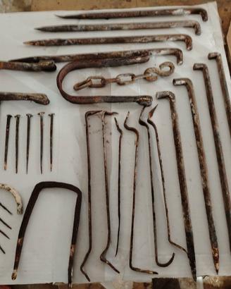 lotto ferro battuto - antichità