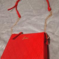 guess rossa tracolla borsa