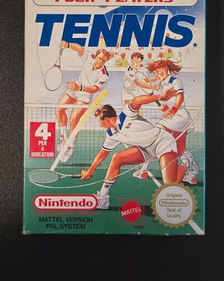 Nintendo Nes Four Players Tennis Solo Scatola