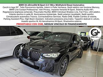 BMW X4 XDrive20d M-Sport C20" TETTO Navi CAM LED 