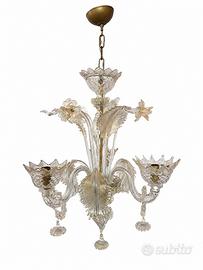Lampadario Murano 3 luci