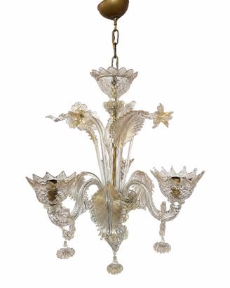 Lampadario Murano 3 luci
