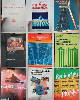 libri fisica matematica geografia biologia