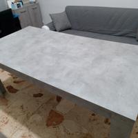 Nuovissimo TAVOLO ALLUNGABILE colore cemento