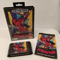 Genesis Sega 1991 - Gioco Spiderman con FUMETTO