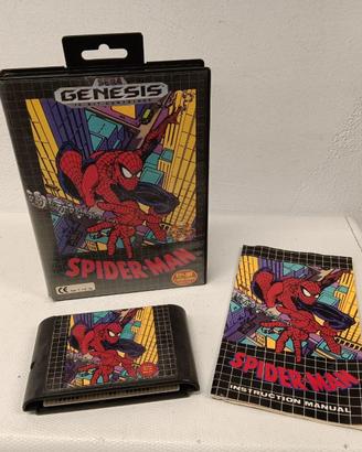 Genesis Sega 1991 - Gioco Spiderman con FUMETTO