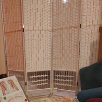 Paravento bianco da interno