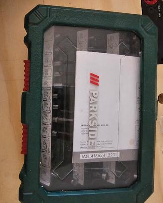 set frese da 8mm parkside 