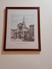 Stampe vintage città di Carpi  Mo