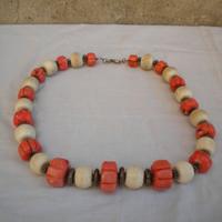 Collana corallo bambù vintage cm.68grammi 450