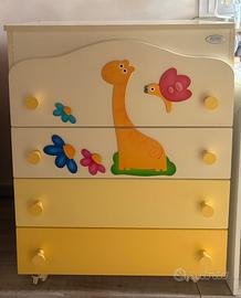 Cassettiera Azur per cameretta