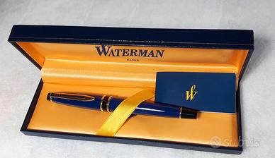 Penna stilografica Waterman Expert Blu mk1 vintage