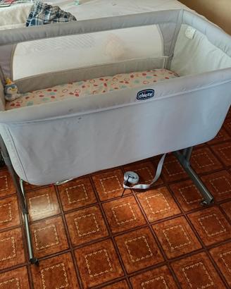 Lettino Chicco + Seggiolone Foppapedretti + Bici