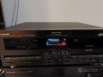 Registratore cassette Pioneer CTZ470WR doppio slot