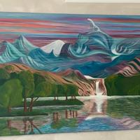 Quadro dipinto a mano
