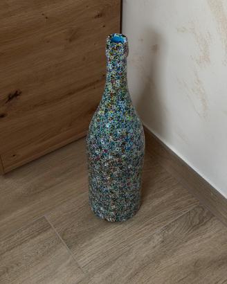 Bottiglia dipinta a mano  Arredamento