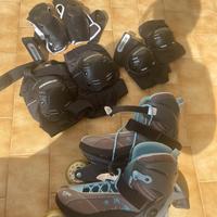 Roller piu set di protezioni (nuove)
