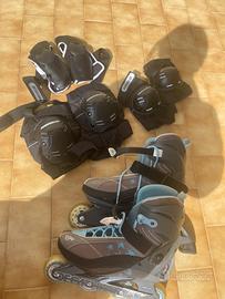 Roller piu set di protezioni (nuove)