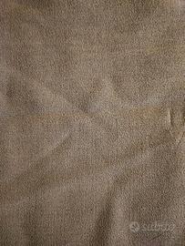 Taglio di crepe di pura lana “peignee” nocciola