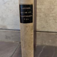 Libro raro 1904 Lettres qui ne lui parvinrent pas