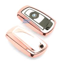 CUSTODIA CALOTTA CHIAVE BMW QUADRATA IN ORO ROSA