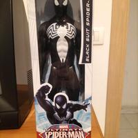 Black suit Spider-Man costume nero figure