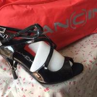 Scarpe da ballo dancing in vernice nera 36